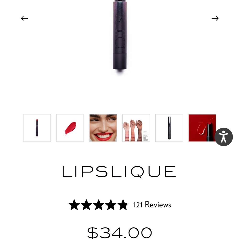 Lipslique Lipstick 💄 in “Rubis” (blue red)